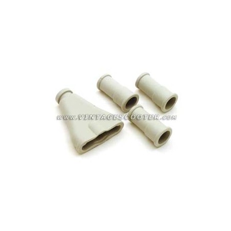 Kit manchons gaines vitesses/faisceau gris beige sans marquage ACMA 1952-58